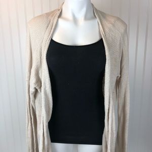 AEO Cream Cardigan Long Sleeve